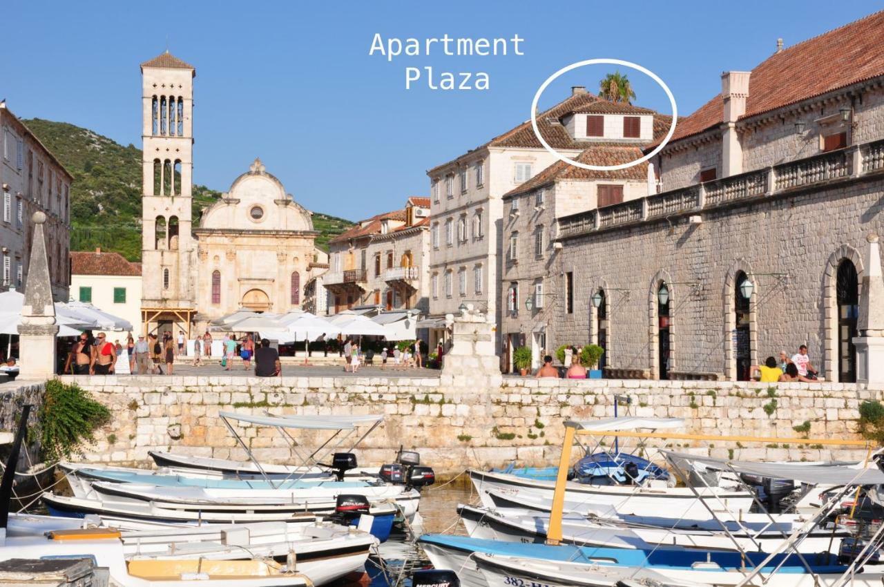 Apartment Plaza Хвар Экстерьер фото